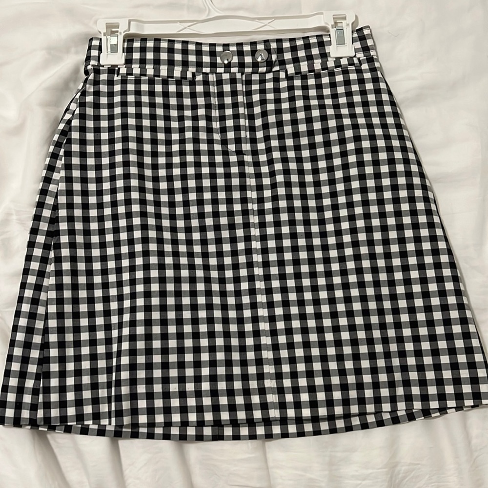 Ann Taylor gingham pencil skirt